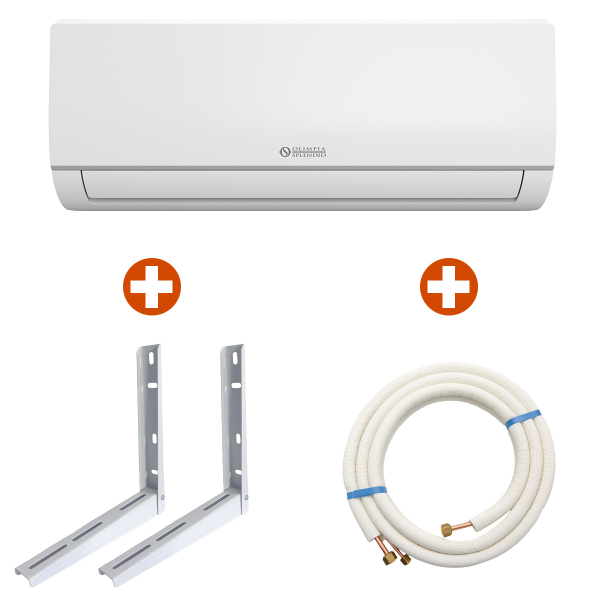 Aparat aer conditionat Olimpia Nexya S4 E, 12000 BTU, A++/A+, Wi-Fi, inverter, dezumidificare, R32, functie incalzire, ventilatie, filtru aer, mod Auto, mod Turbo, afisaj LED, timer, auto-curatare, Follow me, alb