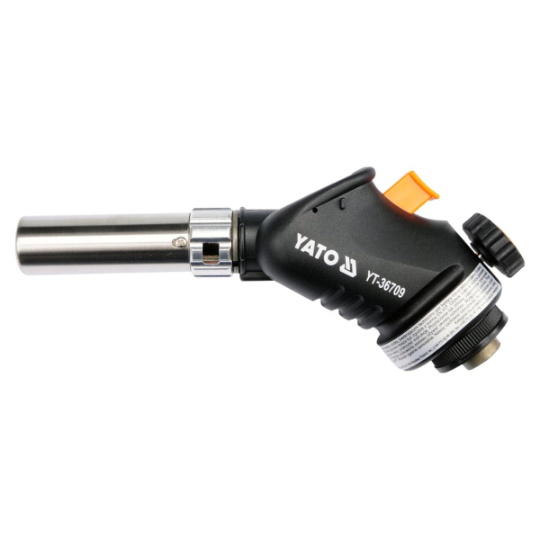 Arzator gaz Yato YT-36709, conexiune 7/16 inch EU, cu aprindere piezo si putere reglabila