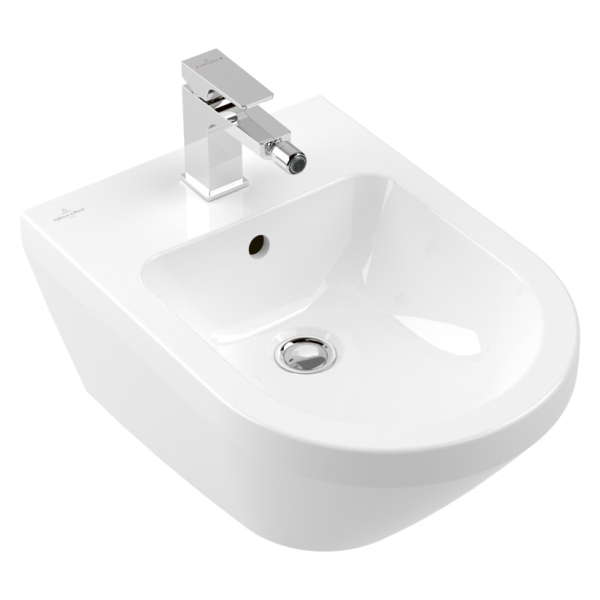 Bideu suspendat Villeroy & Boch Architectura 74870001, alb, 37 x 53 cm