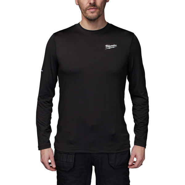 Bluza de corp Milwaukee Workskin 4932498283, poliester + spandex, negru, vreme rece, marime S