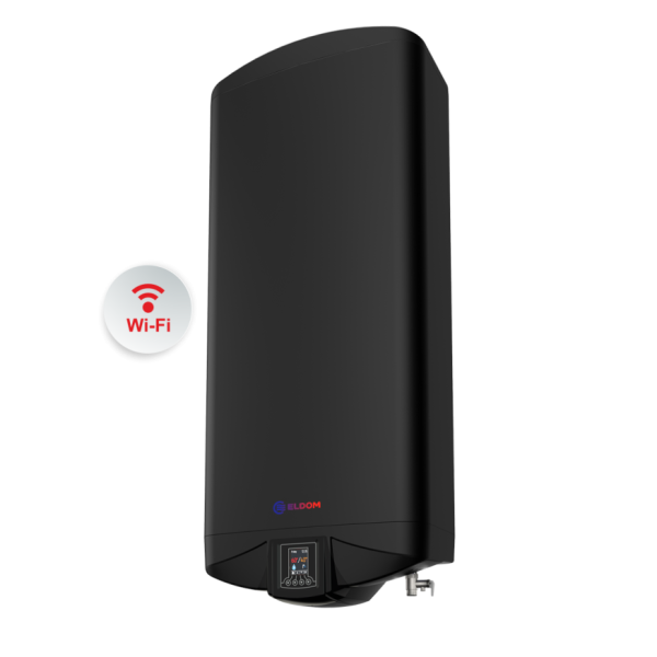 Boiler electric Eldom Galant DU080W-B, Wi-Fi, afisaj digital, negru, 65 L, 3300 W
