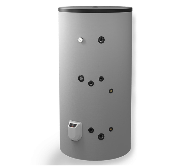 Boiler termoelectric Eldom, 1000 L, cu o serpentina si rezistenta electrica, pe pardoseala, 12000 W