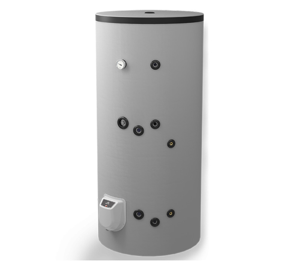 Boiler termoelectric Eldom, 500 L, cu o serpentina si rezistenta electrica, pe pardoseala, 9000 W

