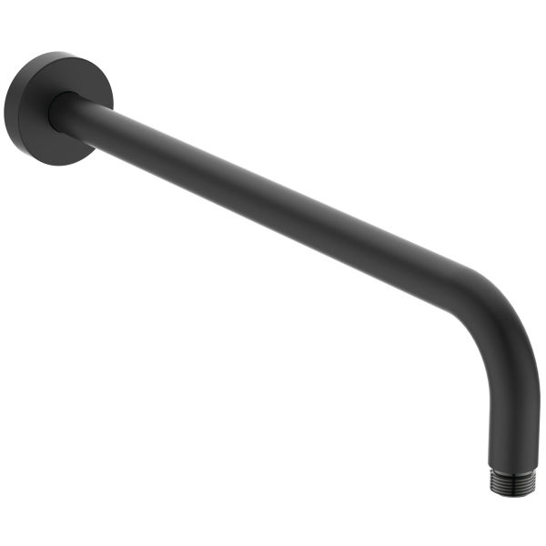 Brat de dus fix, Ideal Standard IdealRain Cube B9445XG, alama sanitara, negru mat, 40 cm