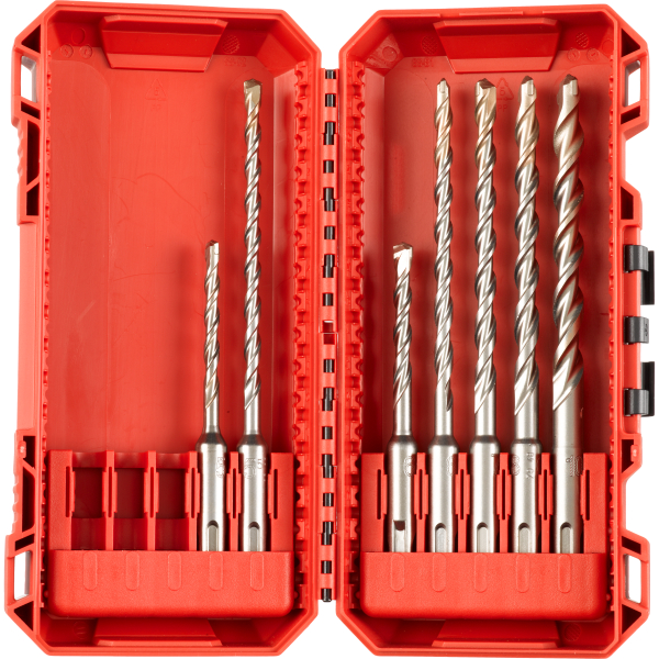 Burghiu beton, SDS Plus-M2, Milwaukee 4932492116, 5 - 10 mm, set 7 bucati