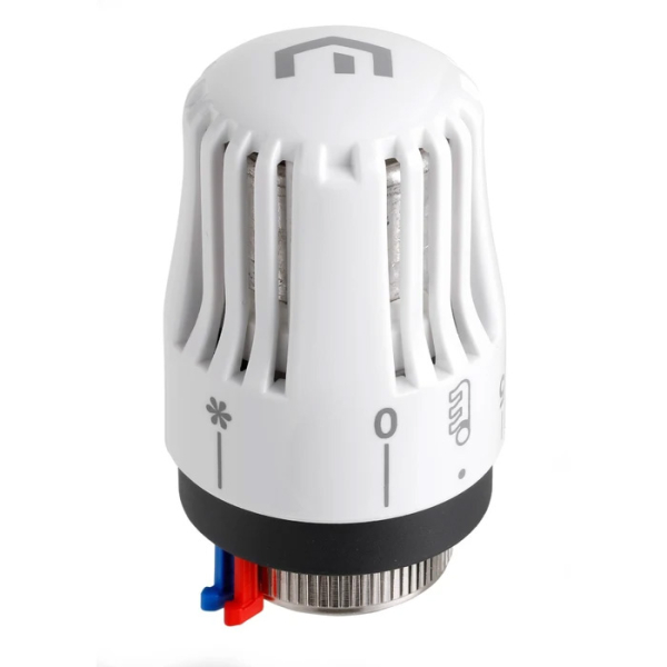 Cap termostat calorifer Purmo, 7 - 28 grade Celsius, element cu lichid, alb