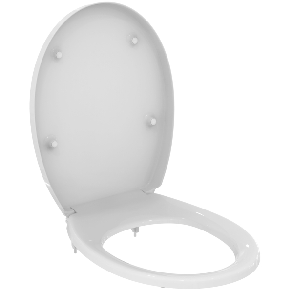 Capac WC din duroplast, Vidima Sevaduo W304001, alb, inchidere standard