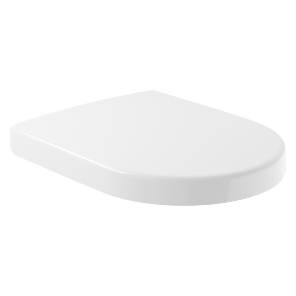 Capac WC din duroplast, Villeroy & Boch Subway 2.0 9M68S101, alb, inchidere lenta, 359 x 433 mm