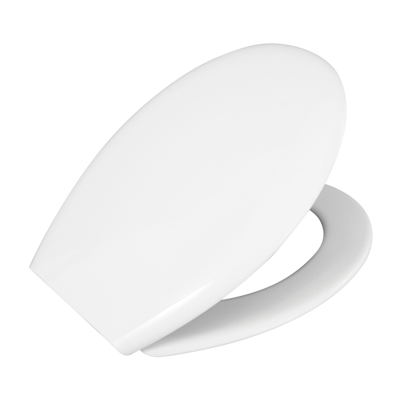 Capac WC din plastic, Fayans Mira H8913980000001, alb, inchidere standard