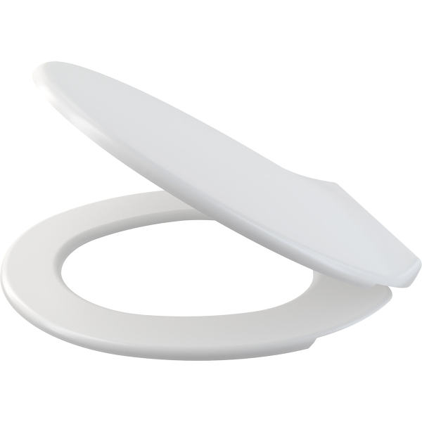 Capac WC din polipropilena, Alca A6550, alb, inchidere standard, 410 x 470 mm