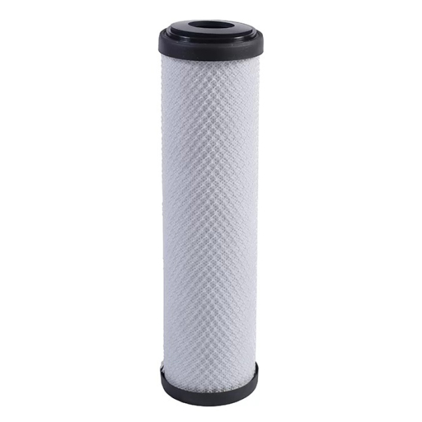 Cartus filtrare apa Aquapur, AQUA07010410000, carbune activ bloc, pentru sistem filtrare, reducerea clorului si compusilor organici, imbunatatirea gustului si mirosului, 10 microni