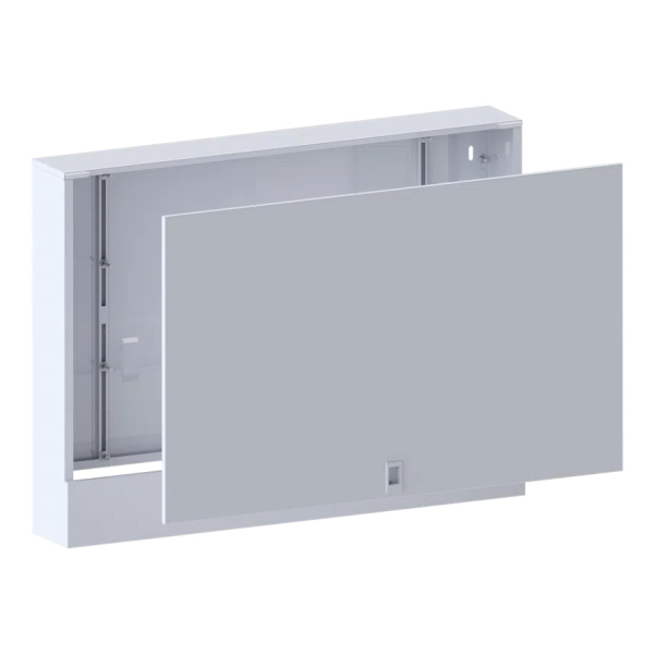 Caseta metalica pentru colectori/distribuitori, montaj pe perete, Ferro SZN-1, 485 x 575 x 120 mm