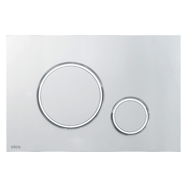 Clapeta actionare rezervor WC incastrat, Alca Thin M772, cromat lucios