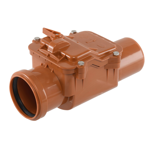 Clapeta PVC sens unic, cu inel, D 125 mm