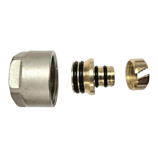 Conexiune Assens, pentru incalzire in pardoseala cu agent termic, alama, 16 x 2 mm, 3/4"