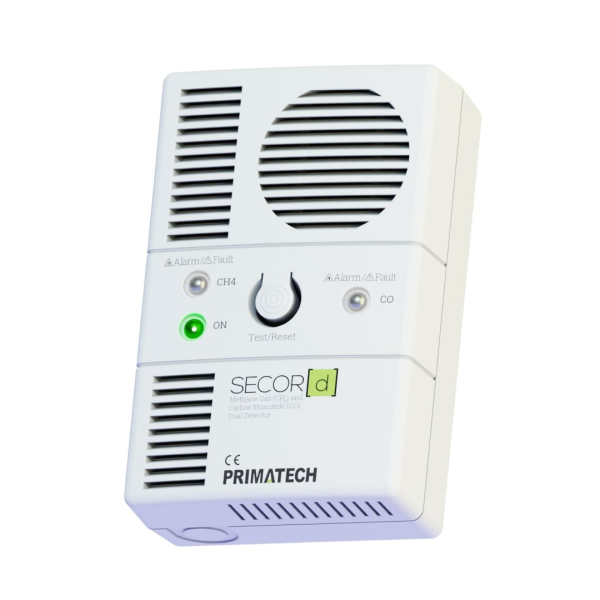 Detector de gaz metan si monoxid de carbon Primatech Secor D, 230 V