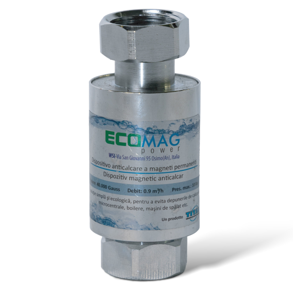 Filtru anticalcar, Titan Ecomag, 1/2", filtrare apa, magnetic
