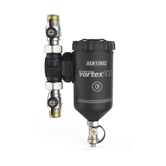 Filtru antimagnetita, cu separator, Sentinel Vortex 500, centrala termica, filtrare apa, 1"