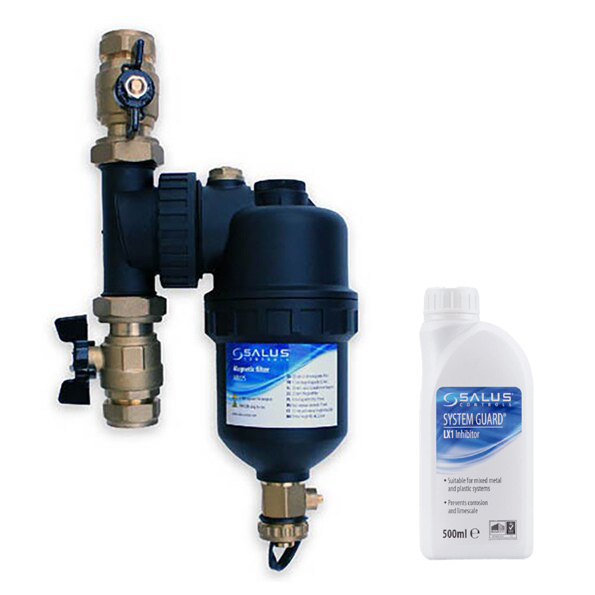 Filtru antimagnetita, Salus MD22S, centrala termica, filtrare apa, D. 22MM