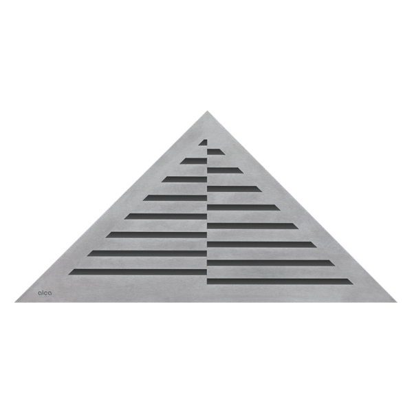 Gratar pentru canal scurgere, Alca Time, finisaj cromat mat, 27 x 38.2 cm