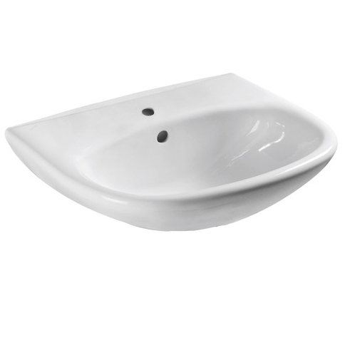 Lavoar suspendat baie, Fayans Neo H8103920001771, alb, rotunjit, 60 cm