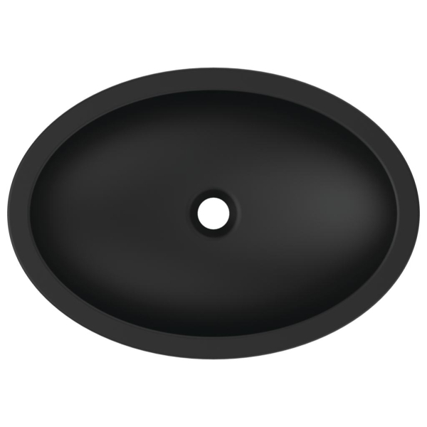 Lavoar baie, Ideal Standard Strada K0784V3, montaj pe blat, negru, oval, 60 cm