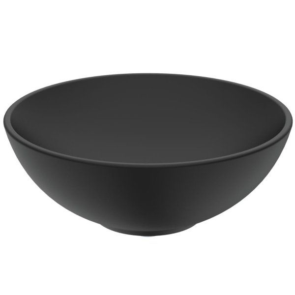 Lavoar baie, Ideal Standard Strada O K0795V3, montaj pe blat, negru, rotund, 41 cm