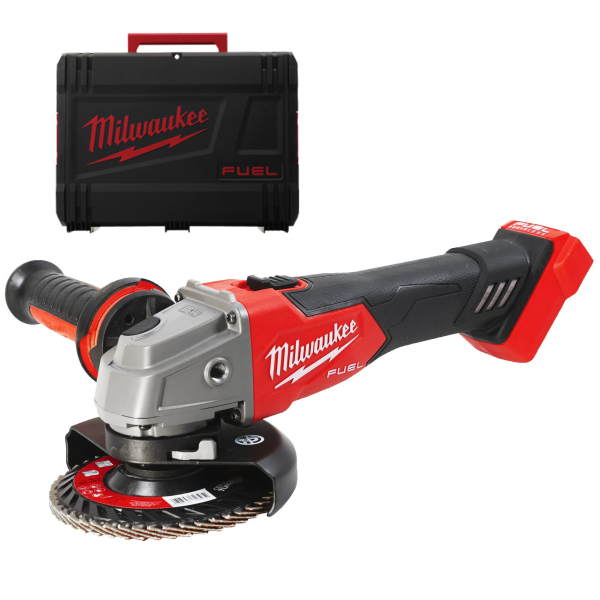 Polizor unghiular, Milwaukee Fuel M18 FSAG125X-0X, 4933478428, 125 mm, 18 V, fara acumulator