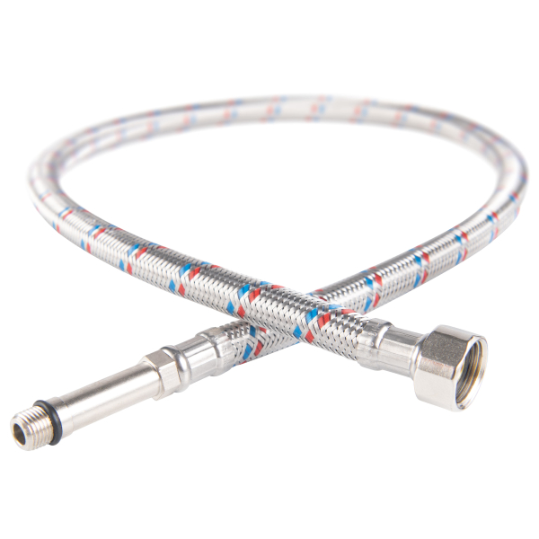 Racord flexibil apa pentru monocomanda Ferro WBS93, capat lung, 3/8” - M10 ", L 600 mm