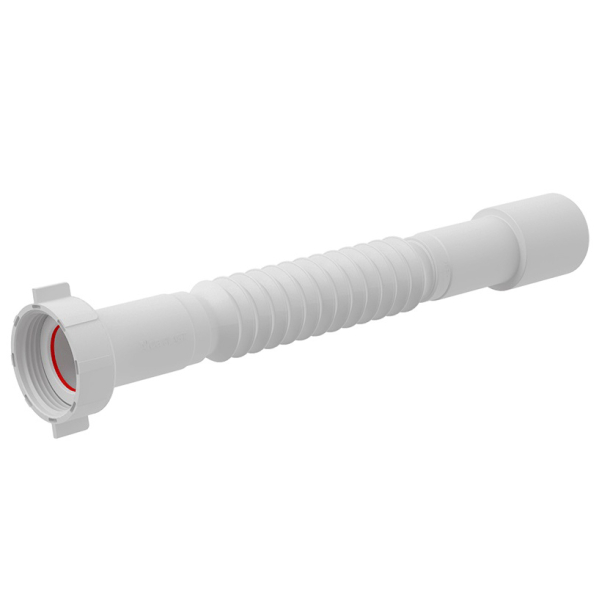 Racord flexibil pentru lavoar, Alca A750, alb, 1 1/4", D 32/ 40 mm