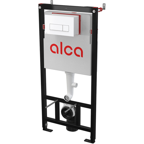 Rezervor WC, incastrat, Alca AM101/1120, 51 x 112 cm, 3-6 L, clapeta actionare inclusa, alb