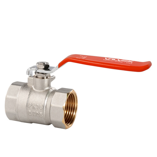 Robinet cu bila Valvex Oro, filet interior-interior, alama, 3/4”, PN16, cu maneta otel