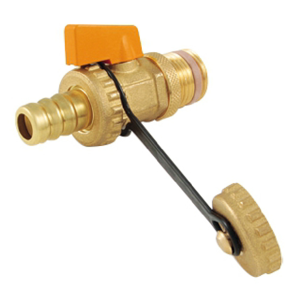 Robinet sfera umplere / golire, pentru instalatii solare, Tiemme 4720019, alama, D 1/2"