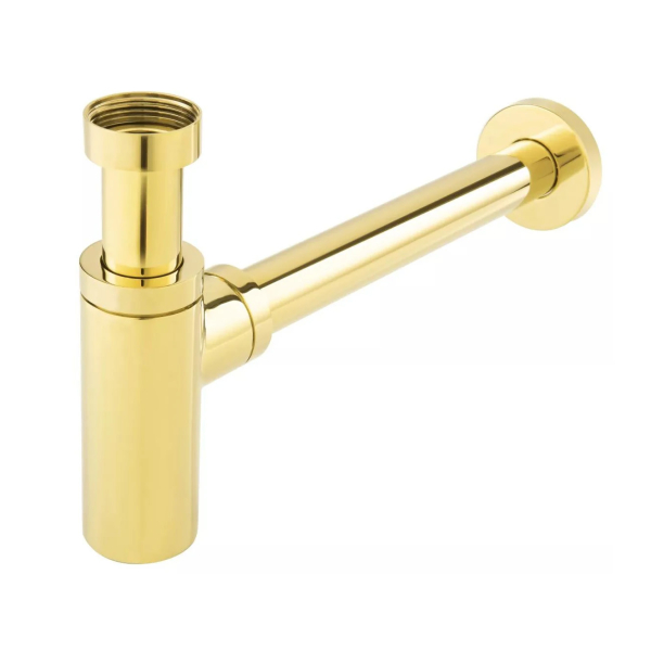 Sifon pentru lavoar, Ferro Lippi Gold S282G, auriu, 32 mm