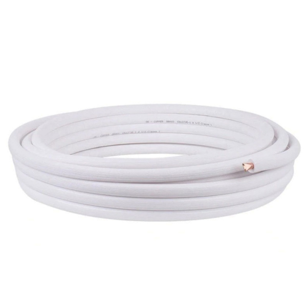 Teava cupru izolat pentru montaj aer conditionat Halcor, 15.88 x 1 mm, L 50 m