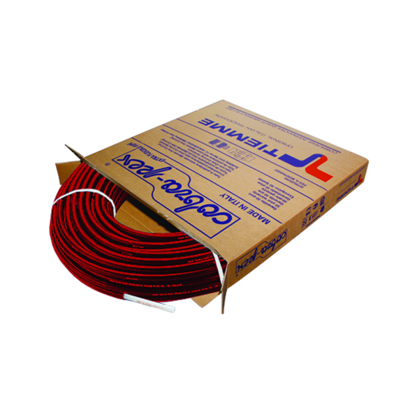 Teava PE-X Tiemme Cobrapex, cu bariera oxigen, rosu, 16 x 2 mm, L 100 m