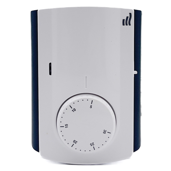 Termostat pentru incalzire in pardoseala Purmo TempCo Confort, cu fir, analogic, 230 V, alb
