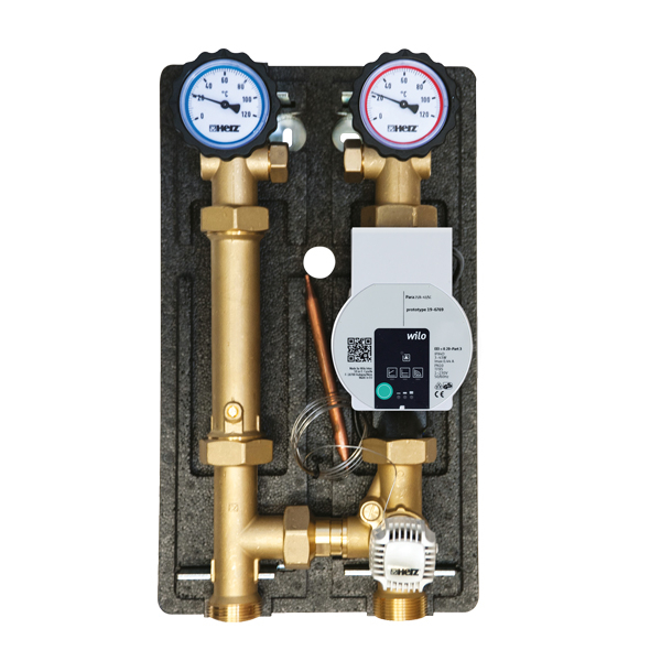 Grup pompare Herz Pumpfix Constant 1 4514 08, pentru incalzire in pardoseala cu agent termic, DN 25