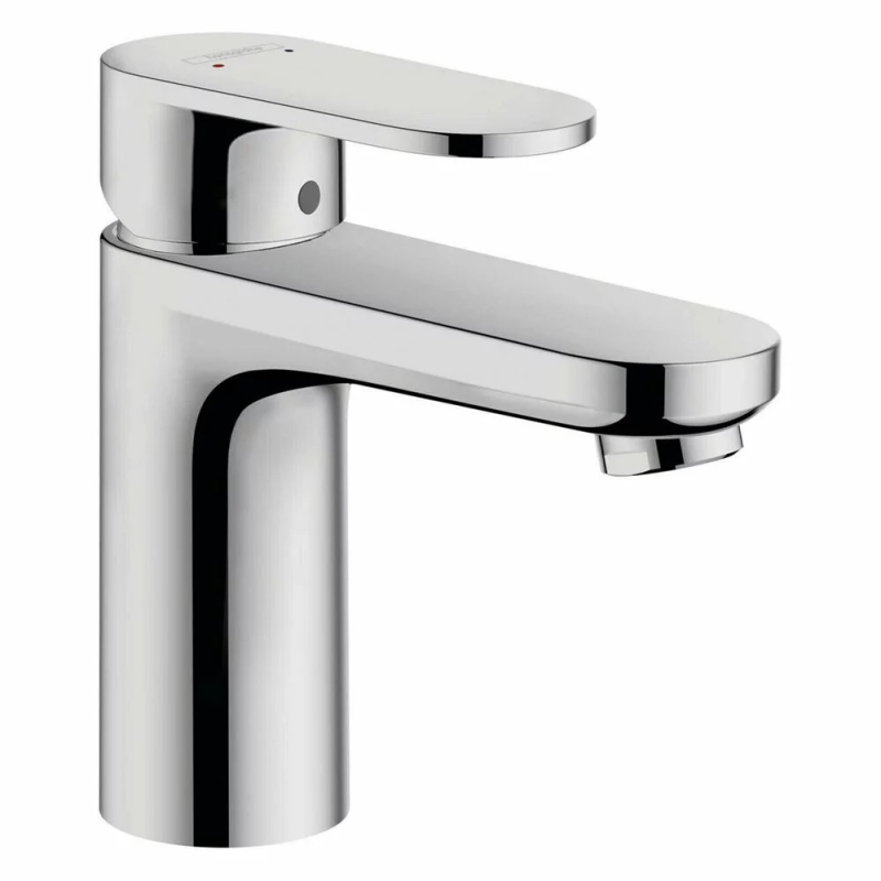 Baterie baie pentru lavoar, Hansgrohe Vernis Blend 71551000, montaj stativ, monocomanda, finisaj cromat, ventil inclus