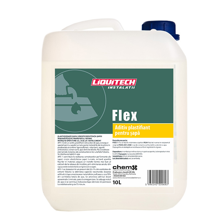 Aditiv sapa Liquitech Flex, pentru incalzire in pardoseala, 10 L