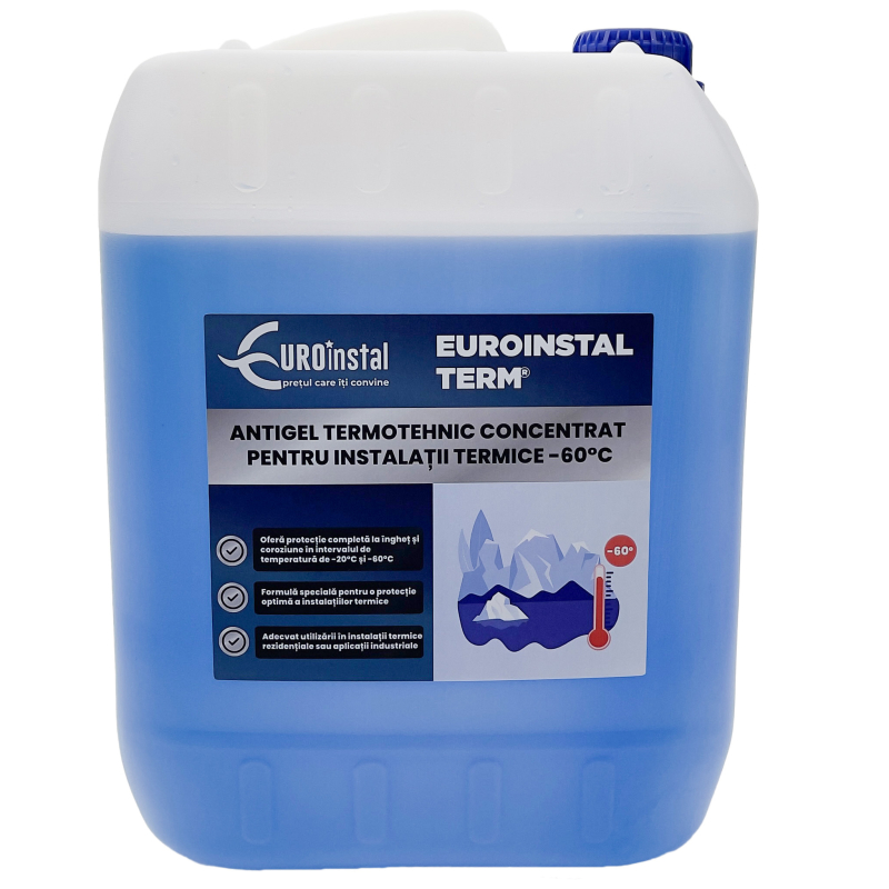 Antigel superconcentrat pentru instalatii incalzire, Euroinstal Term, 10 kg