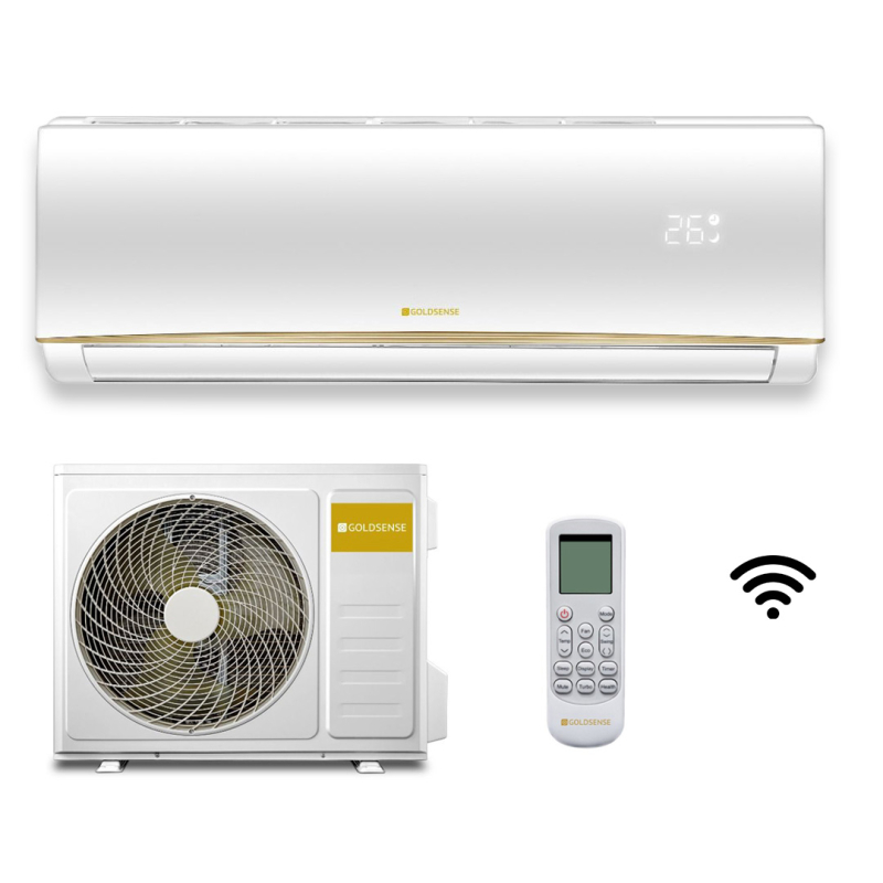 Aparat aer conditionat Goldsense Elite GLSC12EL, 12000 BTU, A++/A+, inverter, Wi-Fi, kit instalare, R32