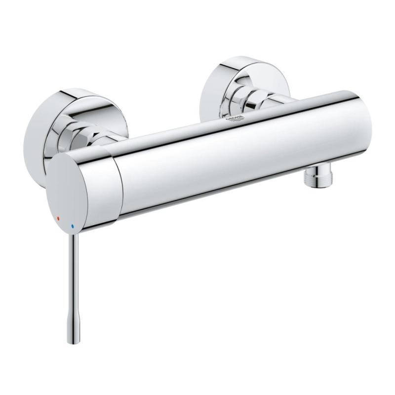 Baterie baie dus, Grohe Essence 33636001, monocomanda, montaj aplicat, finisaj cromat