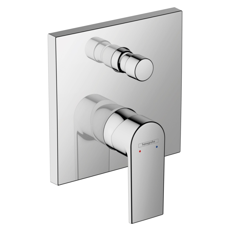 Baterie baie incastrata, pentru cada/dus, Hansgrohe Vernis Shape 71468000, monocomanda, finisaj cromat