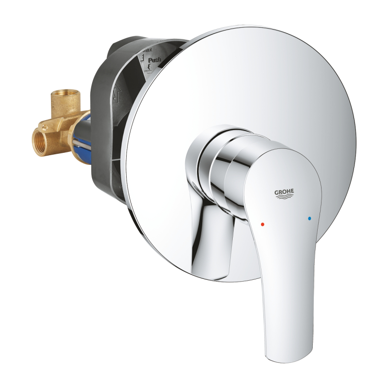 Baterie baie incastrata, pentru dus, Grohe Eurosmart 33556003, montaj incastrat, finisaj cromat