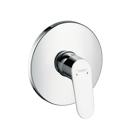 Baterie baie incastrata, pentru dus, Hansgrohe Focus 31965000, monocomanda, finisaj cromat