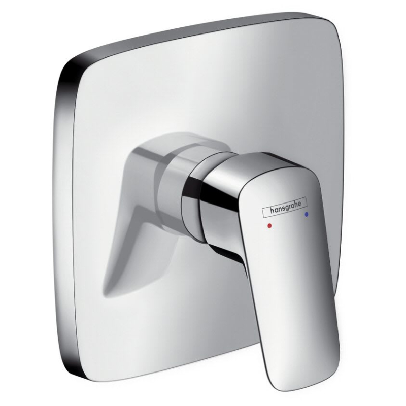 Baterie baie incastrata, pentru dus, Hansgrohe Logis 71605000, monocomanda, finisaj cromat