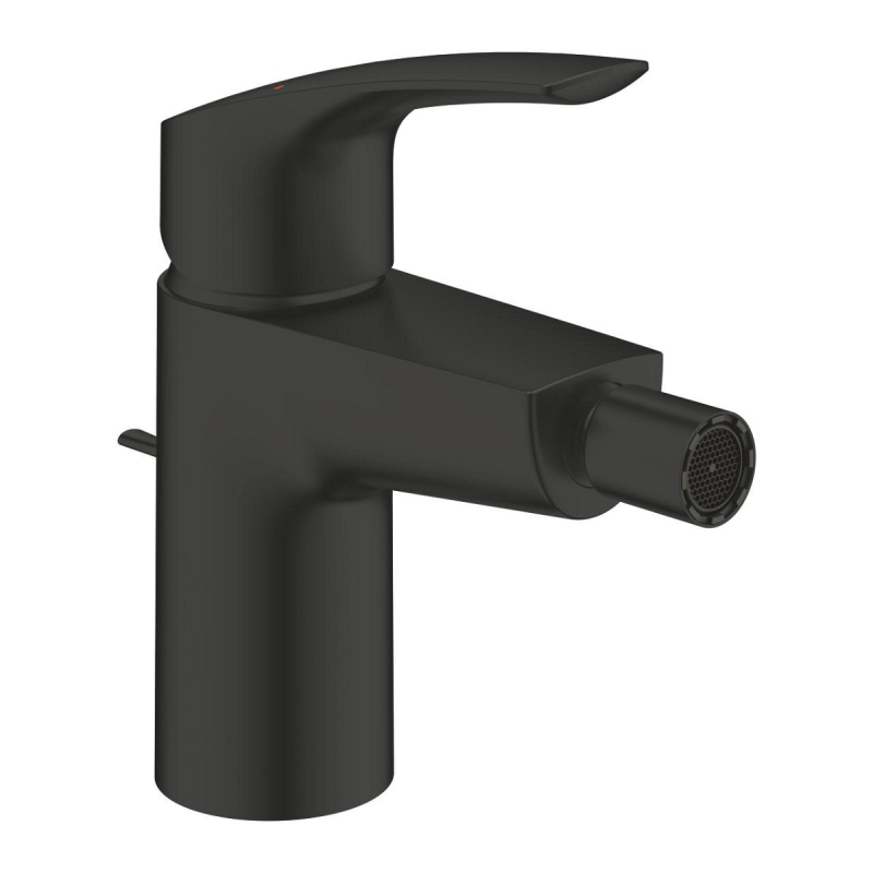 Baterie baie pentru bideu, Grohe Eurosmart 329292433, monocomanda, finisaj negru mat