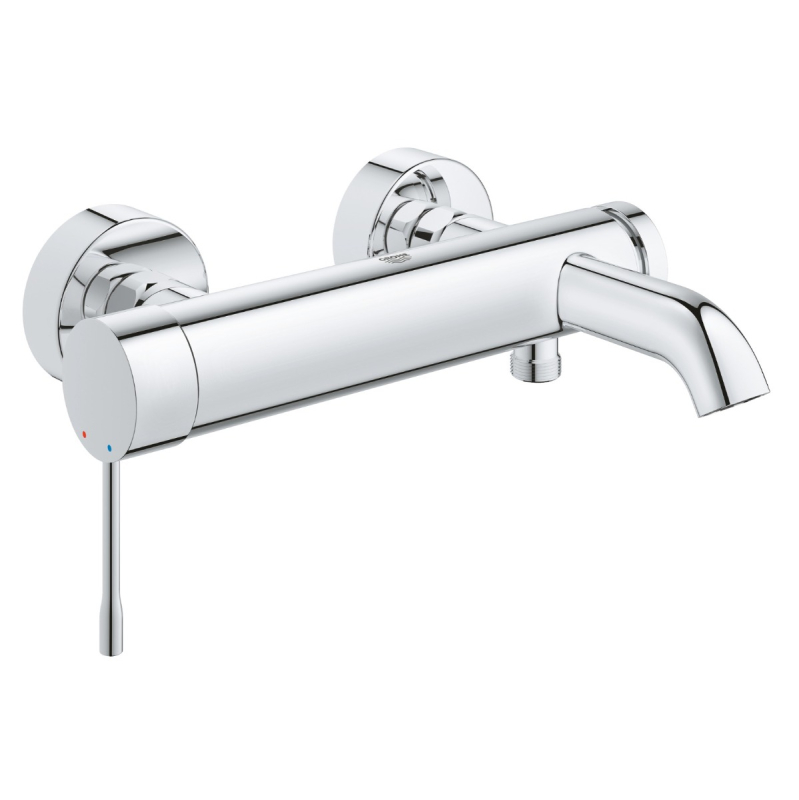 Baterie baie, pentru cada/dus, Grohe Essence 33624001, monocomanda, montaj aplicat, finisaj cromat