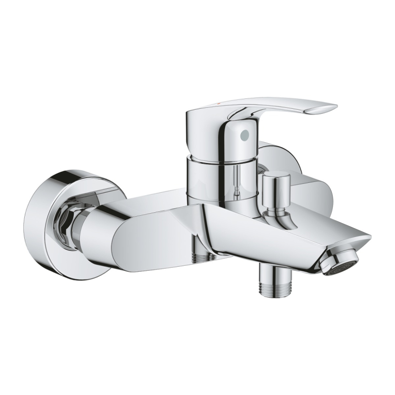 Baterie baie pentru cada / dus, Grohe Eurosmart 33300003, montaj aplicat, monocomanda, finisaj cromat